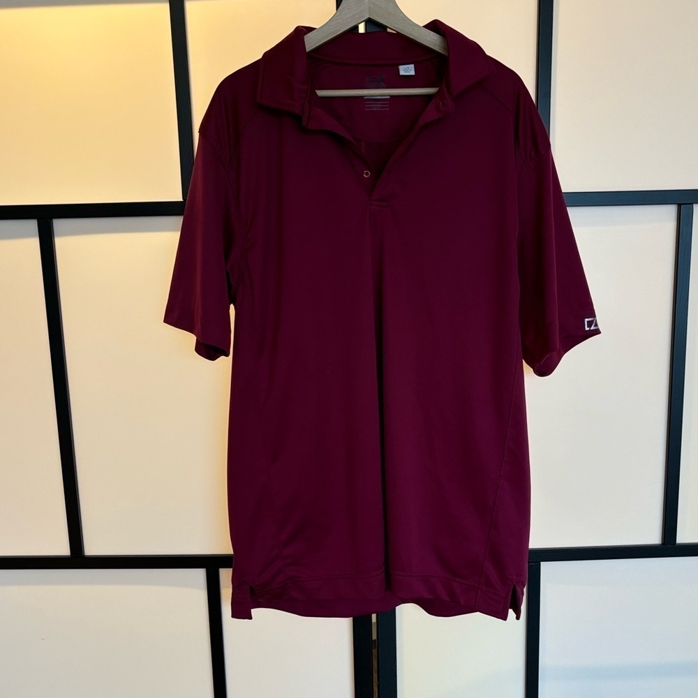 Cutter & Buck CB DRY TEC‎ LUXE short sleeve polo shirt. Men’s Large